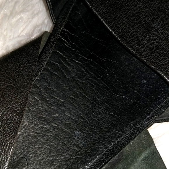 Eileen Fisher Sport Platform Black Leather Sandals Strappy sz 8 - Picture 2 of 8